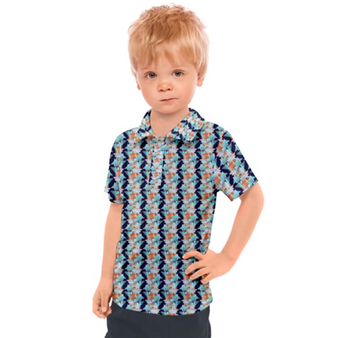 Geometry Colors Kids  Polo Tee by Sparkle