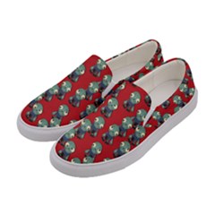 Zombie Virus Women s Canvas Slip Ons by helendesigns
