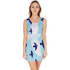 Illustrations Birds Flying Bodycon Dress by HermanTelo