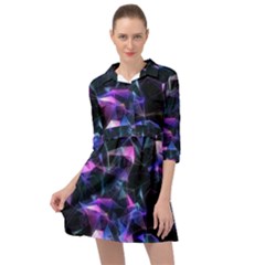 Abstract Atom Background Mini Skater Shirt Dress by Mariart