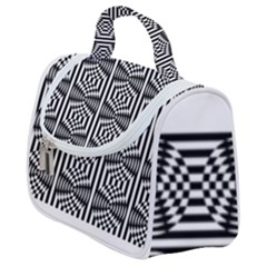 Optical Illusion Satchel Handbag by Sparkle