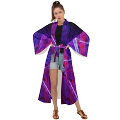 Fractal Flash Maxi Kimono by Sparkle