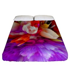 Poppy Flower Fitted Sheet (california King Size) by Sparkle