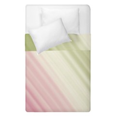 Pink Green Duvet Cover Double Side (single Size) by Sparkle