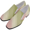 Pink Green Women Slip On Heel Loafers View2