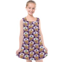 Eyes Cups Kids  Cross Back Dress by Sparkle