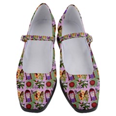 Purple Glasses Girl Pattern Lilac Women s Mary Jane Shoes by snowwhitegirl