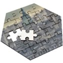 Buenos Aires Argentina Cityscape Aerial View Wooden Puzzle Hexagon View3