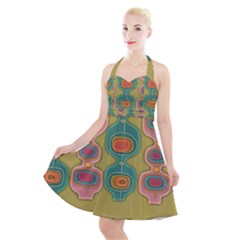 Americana 2 Halter Party Swing Dress  by emmamatrixworm