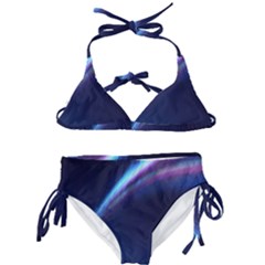 Light Fleeting Man s Sky Magic Kids  Classic Bikini Set by Mariart