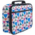 Multicolor Triangle Full Print Lunch Bag View3