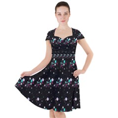 Galaxy Stars Cap Sleeve Midi Dress by Sparkle