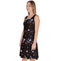 Galaxy Stars Knee Length Skater Dress With Pockets View2