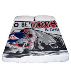 Choose To Be Tough & Chill Fitted Sheet (king Size) by Bigfootshirtshop