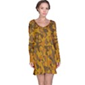 Brown and Orange Camouflage Long Sleeve Nightdress View1