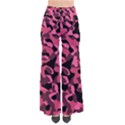 Black and Pink Camouflage Pattern So Vintage Palazzo Pants View1