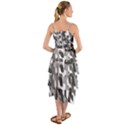 Grey and White Camouflage Pattern Layered Bottom Dress View2