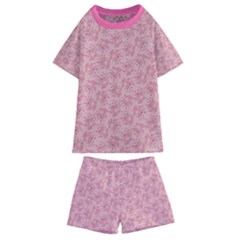 Cat With Violin Pattern Kids  Swim Tee And Shorts Set by sifis