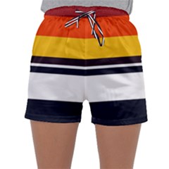 Retro Sunset Sleepwear Shorts by tmsartbazaar
