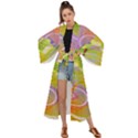 Infinity Painting Green Maxi Kimono View1