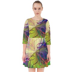  Rainbow Painting Patterns 1 Smock Dress by DinkovaArt