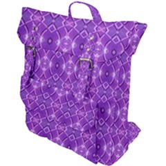 Geometric Galaxy Pattern Print Buckle Up Backpack by dflcprintsclothing