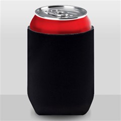 Plain Black Solid Color Can Holder by FlagGallery