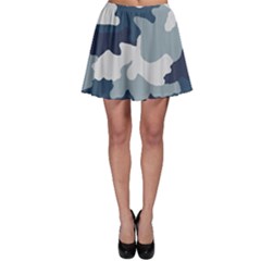 Camo Blue Skater Skirt by MooMoosMumma