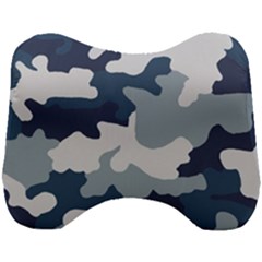 Camo Blue Head Support Cushion by MooMoosMumma