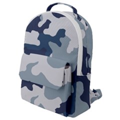 Camo Blue Flap Pocket Backpack (small) by MooMoosMumma