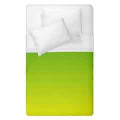 Avocado Ombre Green Yellow Gradient Duvet Cover (single Size) by SpinnyChairDesigns