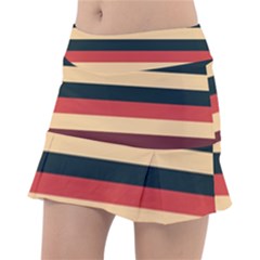 Seventies Stripes Tennis Skorts by tmsartbazaar