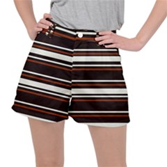 Classic Coffee Brown Ripstop Shorts by tmsartbazaar