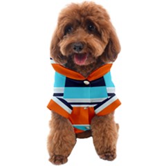 Tri Color Stripes Dog Coat by tmsartbazaar