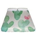 Photography-backdrops-for-baby-pictures-cactus-photo-studio-background-for-birthday-shower-xt-5654 Fitted Sheet (Queen Size) View1