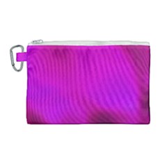 Fun Fuschia Canvas Cosmetic Bag (large) by Janetaudreywilson