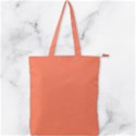 Appreciating Apricot Double Zip Up Tote Bag View1