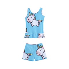 Unicorns  Kids  Boyleg Swimsuit by Sobalvarro