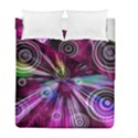 Fractal Circles Abstract Duvet Cover Double Side (Full/ Double Size) View2