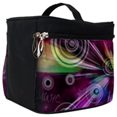 Fractal Circles Abstract Make Up Travel Bag (big) by HermanTelo