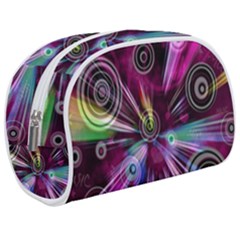 Fractal Circles Abstract Makeup Case (medium) by HermanTelo