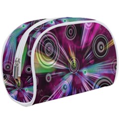 Fractal Circles Abstract Makeup Case (large) by HermanTelo