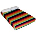 Contrast Rainbow Stripes Fitted Sheet (California King Size) View2