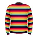 Contrast Rainbow Stripes Men s Sweatshirt View1