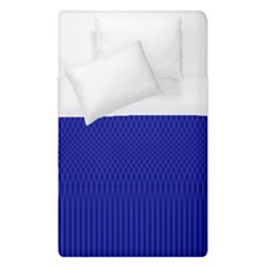 Cobalt Blue Color Stripes Duvet Cover (single Size) by SpinnyChairDesigns