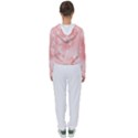 Pastel Coral Floral Print Women s Slouchy Sweat View2