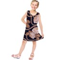 Offwhite Chain Pattern Kids  Tunic Dress View1