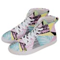 Mosaic Print Women s Hi-Top Skate Sneakers View2