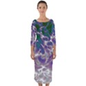 Ninth Level  Quarter Sleeve Midi Bodycon Dress View1