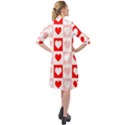 Hearts  Long Sleeve Mini Shirt Dress View2